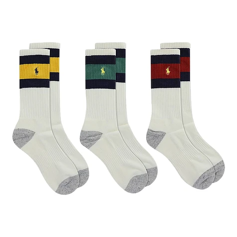 Polo Ralph Lauren - Polo Crew Socks (Pack of 3)