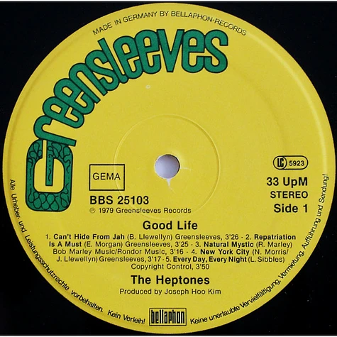 The Heptones - Good Life