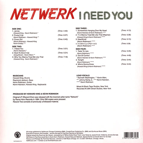 Netwerk - I Need You