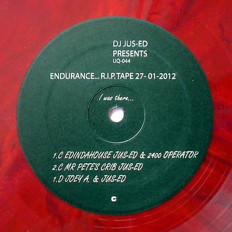 Jus-Ed - Endurance... R.I.P. Tape 27-01-2012