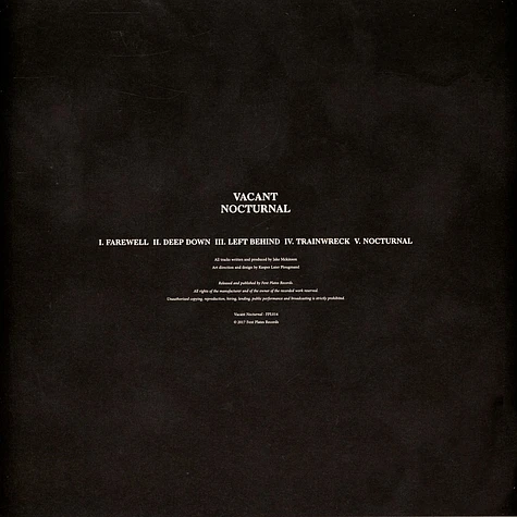 Vacant - Nocturnal Smoked Black Vinyl Edition