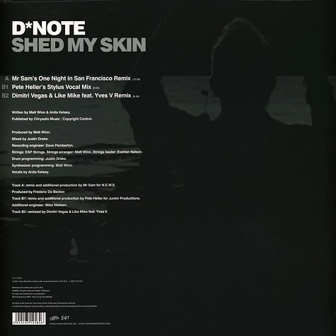 D*Note - Shed My Skin