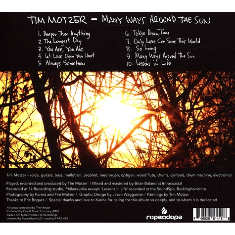 Tim Motzer - Many Ways Around The Sun