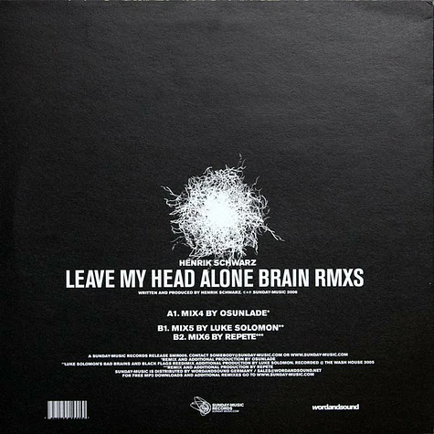 Henrik Schwarz - Leave My Head Alone Brain (Rmxs)