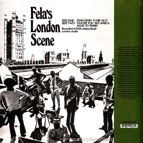 Fela Kuti - London Scene Colored Vinyl Edition