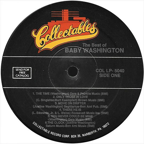 Baby Washington - The Best Of