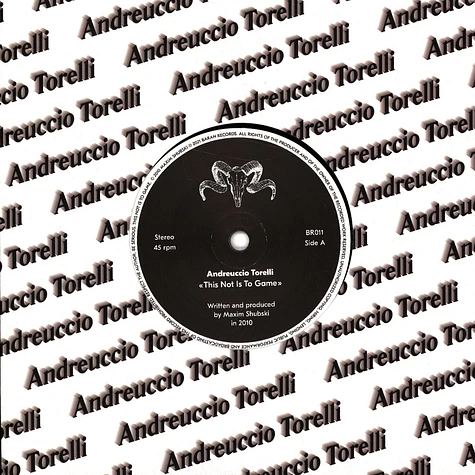 Andreuccio Torelli - This Not Is To Game
