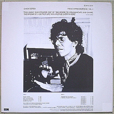 Chick Corea - Piano Improvisations, Vol. 1