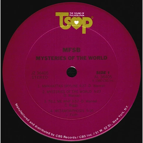 MFSB - Mysteries Of The World