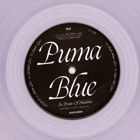 Puma Blue - In Praise Of Shadows (B-Sides & Live Versions)
