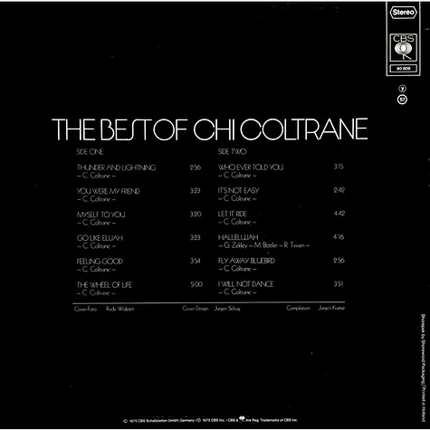 Chi Coltrane - The Best Of Chi Coltrane