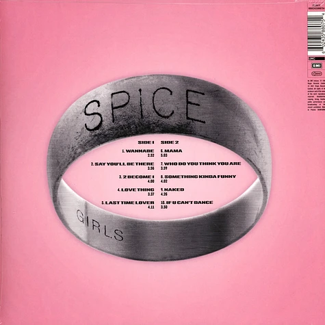 Spice Girls - Spice 25th Anniversary Limited Baby Pink Vinyl Edition