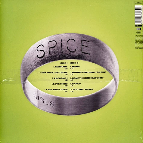 Spice Girls - Spice 25th Anniversary Limited Scary Green Vinyl Edition