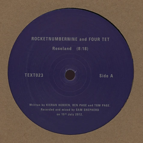 Rocketnumbernine And Four Tet - Roseland