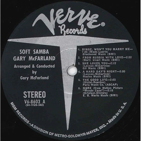 Gary McFarland - Soft Samba