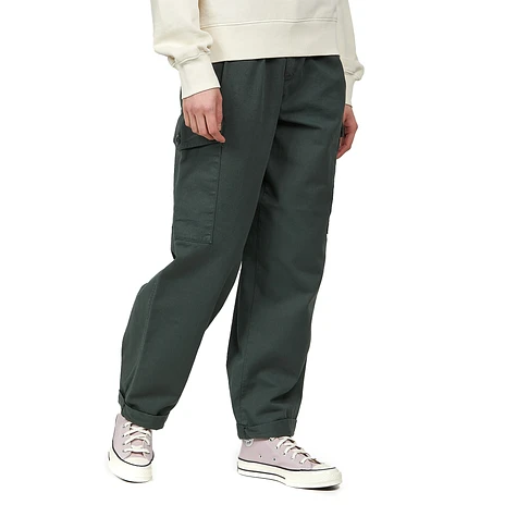 Womens Carhartt-WIP Collins Pant - Hemlock Green