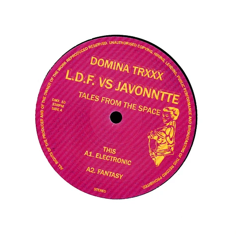 L.D.F. & Javonntte - Tales From The Space