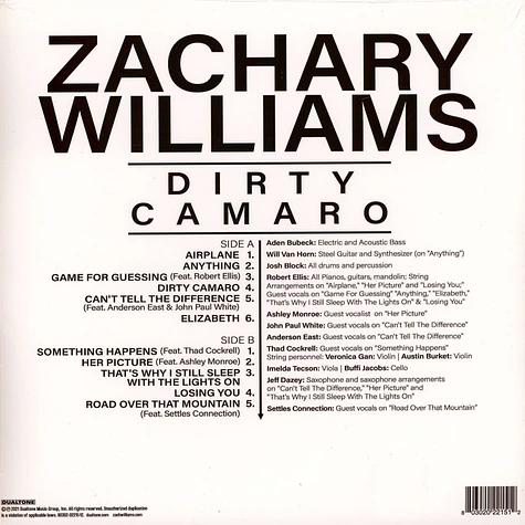 Zachary Williams - Dirty Camaro
