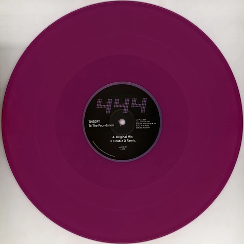 Theory - To The Foundation Double O Remix Purple Vinyl Edition