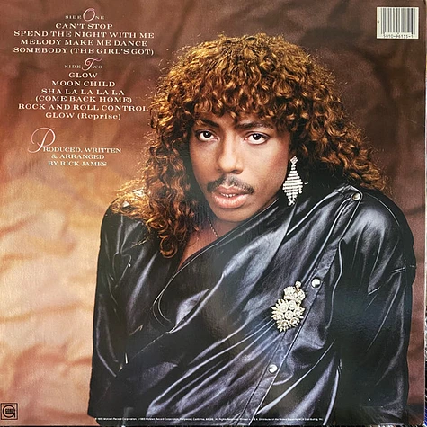 Rick James Glow Vinyl LP 1985 US Original HHV