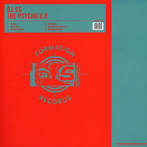 DJ SS - The Psycho EP Transparent Vinyl Edition