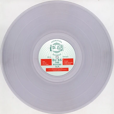 DJ SS - The Psycho EP Transparent Vinyl Edition