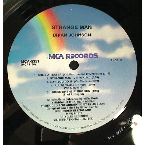 Brian Johnson - Strange Man