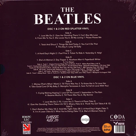 The Beatles - In The Studio & In Concert 1962-1966