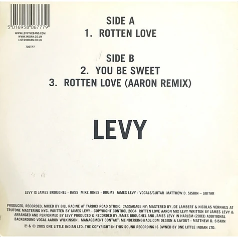 Levy - Rotten Love