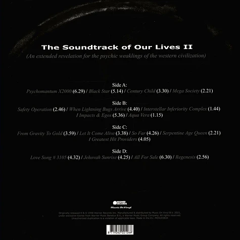 Soundtrack Of Our Lives - Extended Revelation