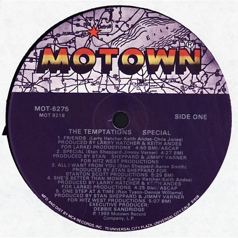 The Temptations - Special