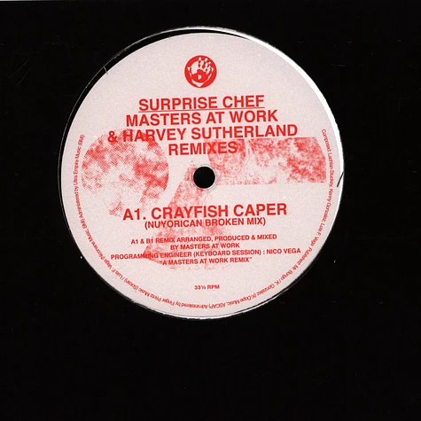 Surprise Chef - Masters At Work & Harvey Sutherland Remixes