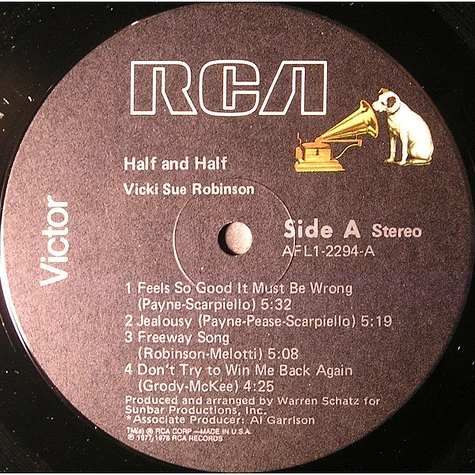 Vicki Sue Robinson - Half And Half