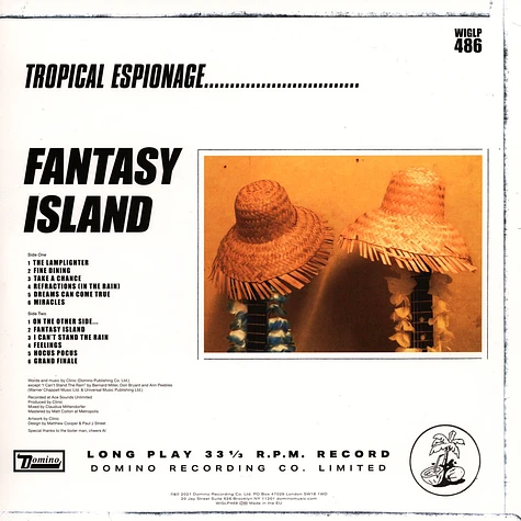 Clinic - Fantasy Island Black Vinyl Edition