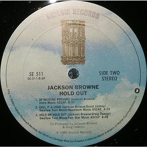 Jackson Browne - Hold Out