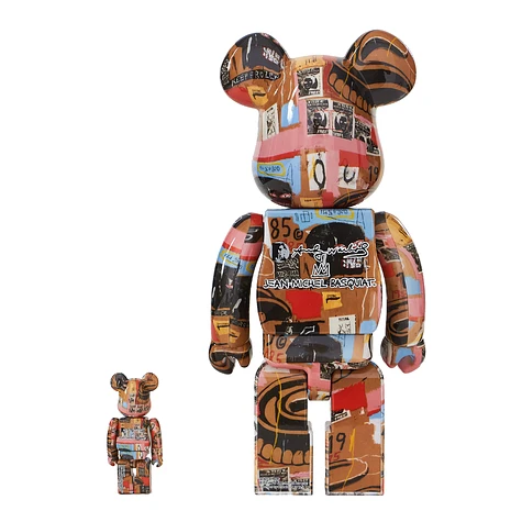 Medicom Toy - 100% + 400% Andy Warhol x Jean Michel Basquiat Be@rbrick Toy