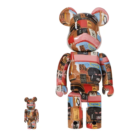 Medicom Toy - 100% + 400% Andy Warhol x Jean Michel Basquiat Be@rbrick Toy