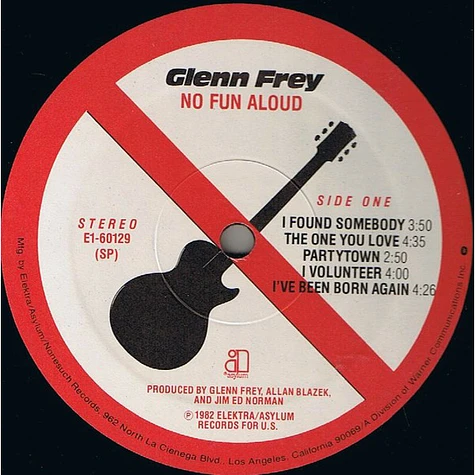 Glenn Frey - No Fun Aloud