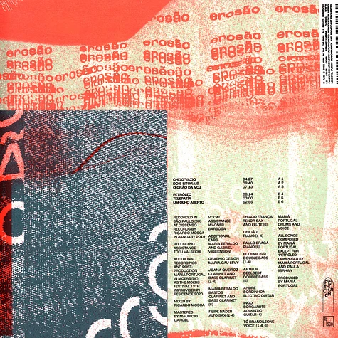 Mariá Portugal - Erosão HHV Exclusive Aquamarine Vinyl Edition W/ Fanzine