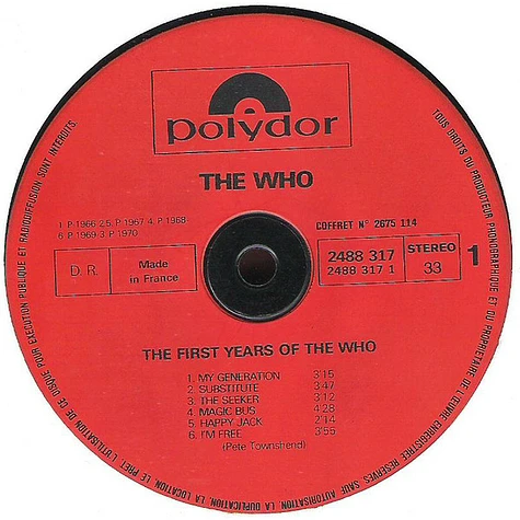 The Who - The Best Of The Last Ten Years / '64 - '74
