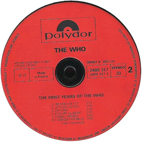 The Who - The Best Of The Last Ten Years / '64 - '74