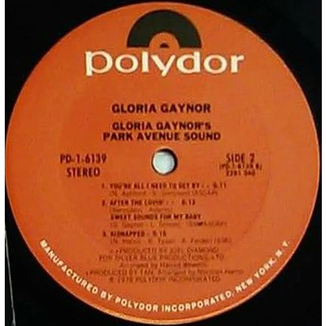 Gloria Gaynor - Gloria Gaynor's Park Avenue Sound