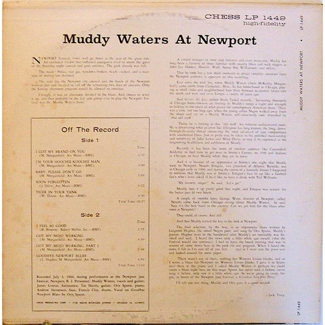 Muddy Waters - Muddy Waters At Newport 1960