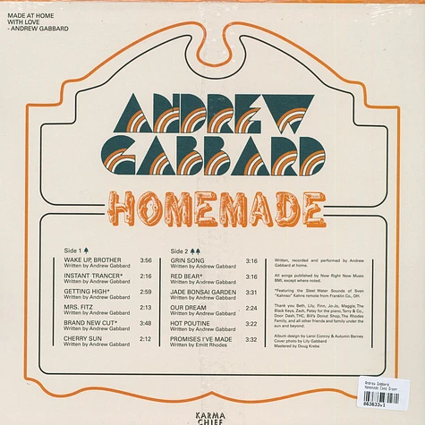 Andrew Gabbard - Homemade Camo Green Vinyl Edition