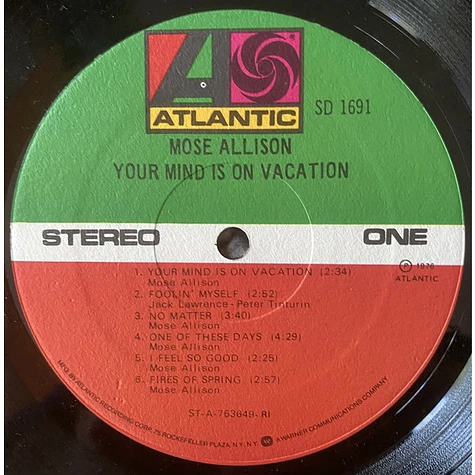 Mose Allison - Your Mind Is On Vacation