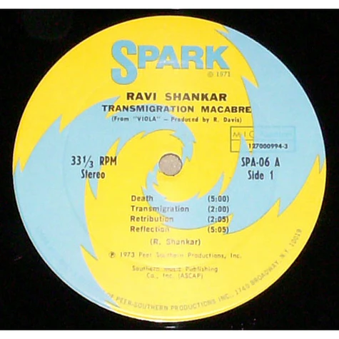 Ravi Shankar - Transmigration Macabre