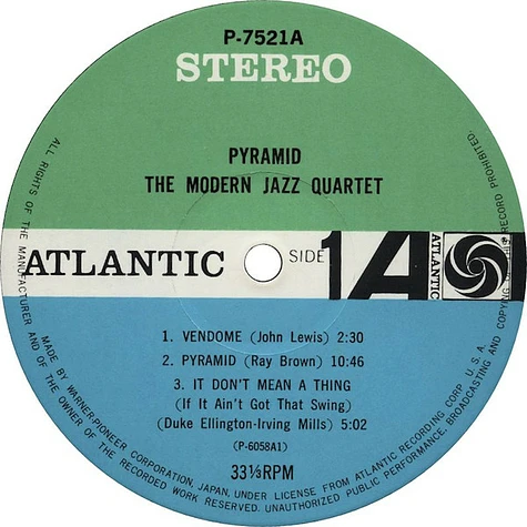 The Modern Jazz Quartet - Pyramid