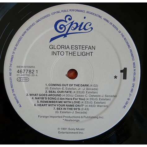 Gloria Estefan - Into The Light