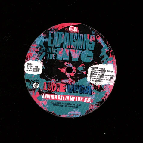 Louie Vega - Expansions In The Nyc - Another Day In My Life / Deep Burnt Feat. Alex Tosca Pink Vinyl Edition