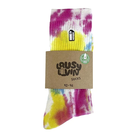 Lousy Livin Underwear - Street Court Tie Dye Socks